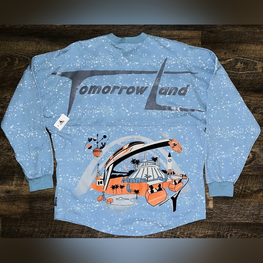 Walt Disney Parks Retro Tomorrowland Spirit Jersey Adult XL  BNWT